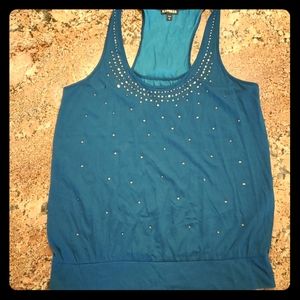 Express Racerback Tank with Gems
